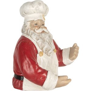 Clayre & Eef 6PR5750 Flessenhouder Kerstman 25x25x35 cm