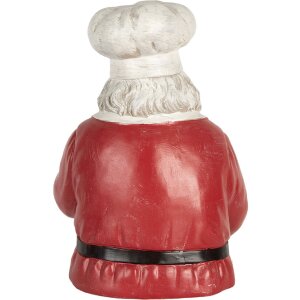 Clayre & Eef 6PR5750 Flessenhouder Kerstman 25x25x35 cm