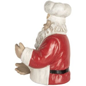 Clayre & Eef 6PR5750 Flessenhouder Kerstman 25x25x35 cm