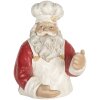 Clayre & Eef 6PR5750 Flessenhouder Kerstman 25x25x35 cm