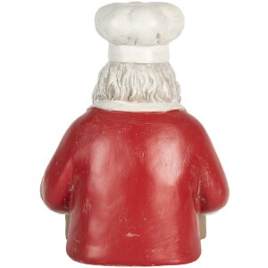 Clayre & Eef 6PR5751 Decoratie Kerstman 24x16x30 cm