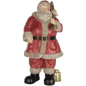 Clayre & Eef 6PR5754 Kerstman Decoratie 21x19x40 cm