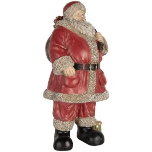 Clayre & Eef 6PR5754 Kerstman Decoratie 21x19x40 cm