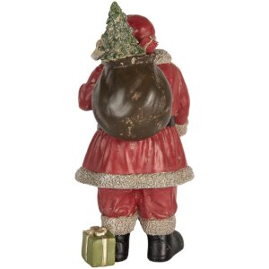 Clayre & Eef 6PR5754 Kerstman Decoratie 21x19x40 cm