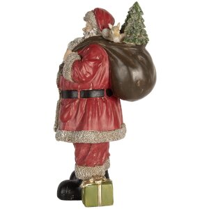 Clayre & Eef 6PR5754 Kerstman Decoratie 21x19x40 cm
