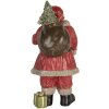 Clayre & Eef 6PR5754 Kerstman Decoratie 21x19x40 cm