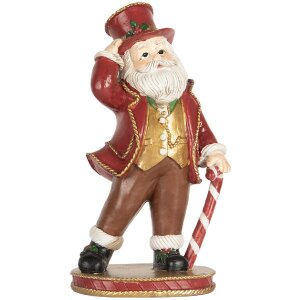 Clayre & Eef 6PR5755 Kerstman Decoratie 12x9x21 cm