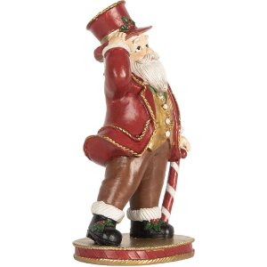 Clayre & Eef 6PR5755 Kerstman Decoratie 12x9x21 cm