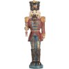 Clayre & Eef 6PR5758 Decoratie Notenkraker 7x6x21 cm Rood en Blauw