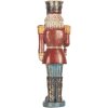 Clayre & Eef 6PR5758 Decoratie Notenkraker 7x6x21 cm Rood en Blauw