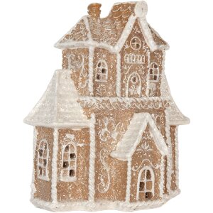 Clayre & Eef 6PR5805 Decoratie Huis met LED 18x9x20 cm