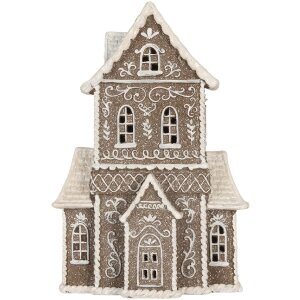 Clayre & Eef 6PR5807 Decoratie Huis met LED 23x11x33 cm