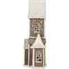 Clayre & Eef 6PR5807 Decoratie Huis met LED 23x11x33 cm