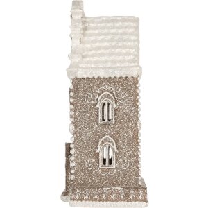 Clayre & Eef 6PR5808 Decoratie Huis met LED 17x15x35 cm