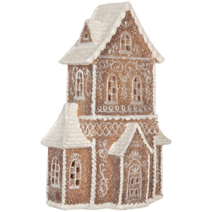 Clayre & Eef 6PR5809 Decoratiehuis met LED 16x8x23 cm