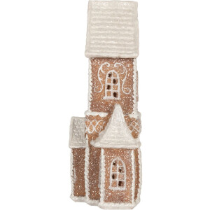 Clayre & Eef 6PR5809 Decoratiehuis met LED 16x8x23 cm