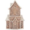 Clayre & Eef 6PR5809 Decoratiehuis met LED 16x8x23 cm