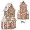 Clayre & Eef 6PR5809 Decoratiehuis met LED 16x8x23 cm