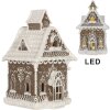 Clayre & Eef 6PR5810 Decoratie Huis met LED 13x12x20 cm