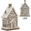 Clayre & Eef 6PR5811 Decoratie Huis met LED 16x10x23 cm