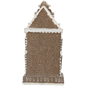 Clayre & Eef 6PR5815 Decoratie Huis met LED 12x11x25 cm