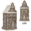 Clayre & Eef 6PR5815 Decoratie Huis met LED 12x11x25 cm