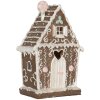 Clayre & Eef 6PR5820 Decoratie Huis met LED 14x9x21 cm