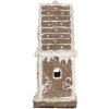 Clayre & Eef 6PR5820 Decoratie Huis met LED 14x9x21 cm
