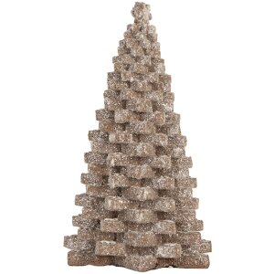 Clayre & Eef 6PR5821 Decoratieve Kerstboom 15x15x25 cm