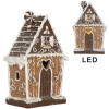 Clayre & Eef 6PR5822 Decoratie Huis met LED 14x9x21 cm