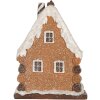 Clayre & Eef 6PR5823 Decoratie Huis met LED 15x8x19 cm