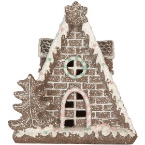 Clayre & Eef 6PR5824 Decoratie Huis met LED 17x10x18 cm