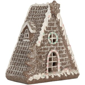 Clayre & Eef 6PR5824 Decoratie Huis met LED 17x10x18 cm