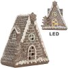 Clayre & Eef 6PR5824 Decoratie Huis met LED 17x10x18 cm