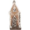 Clayre & Eef 6PR5825 Decoratie Huis met LED 15x9x20 cm