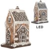 Clayre & Eef 6PR5825 Decoratie Huis met LED 15x9x20 cm