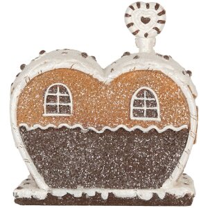 Clayre & Eef 6PR5826 Decoratie Huis met LED 18x10x19 cm