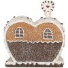 Clayre & Eef 6PR5826 Decoratie Huis met LED 18x10x19 cm