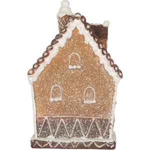 Clayre & Eef 6PR5827 Decoratie Huis met LED 13x9x20 cm