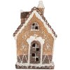Clayre & Eef 6PR5827 Decoratie Huis met LED 13x9x20 cm