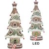 Clayre & Eef 6PR5828 Decoratie Kerstboom met LED 15x12x36 cm