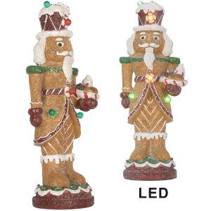 Clayre & Eef 6PR5829 Decoratie Notenknacker met LED...