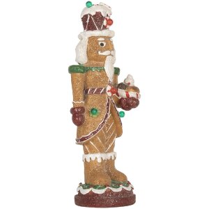Clayre & Eef 6PR5829 Decoratie Notenknacker met LED 13x10x31 cm