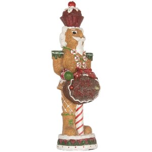 Clayre & Eef Decoratie Notenkraker met LED 12x10x35 cm