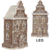 Clayre & Eef 6PR5832 Decoratie Huis met LED 12x11x25 cm