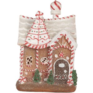 Clayre & Eef Decoratie Huis met LED 16x12x23 cm