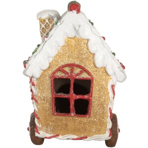 Clayre & Eef 6PR5840 Decoratieve Locomotief met LED 21x12x17 cm