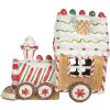Clayre & Eef 6PR5840 Decoratieve Locomotief met LED 21x12x17 cm