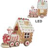 Clayre & Eef 6PR5840 Decoratieve Locomotief met LED 21x12x17 cm