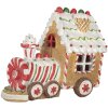 Clayre & Eef 6PR5840 Decoratieve Locomotief met LED 21x12x17 cm